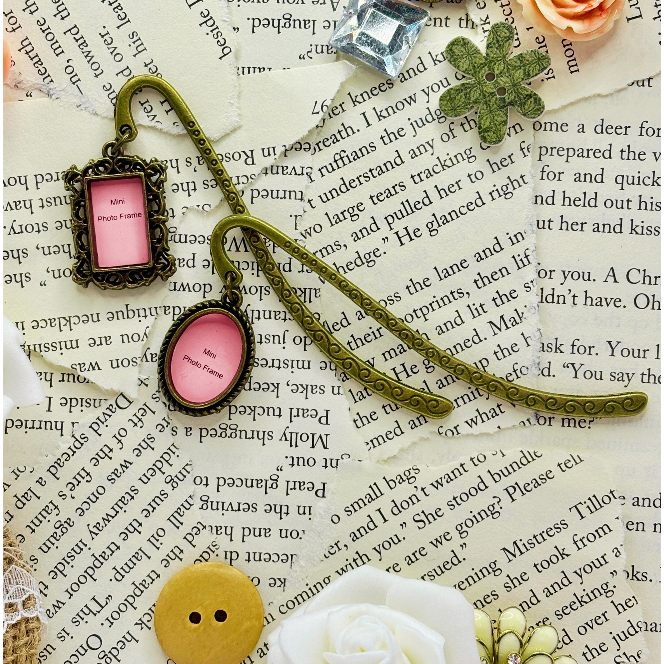 Bronze Mini Photo Frame Bookmark