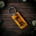 Sunburst “Books” Keychain
