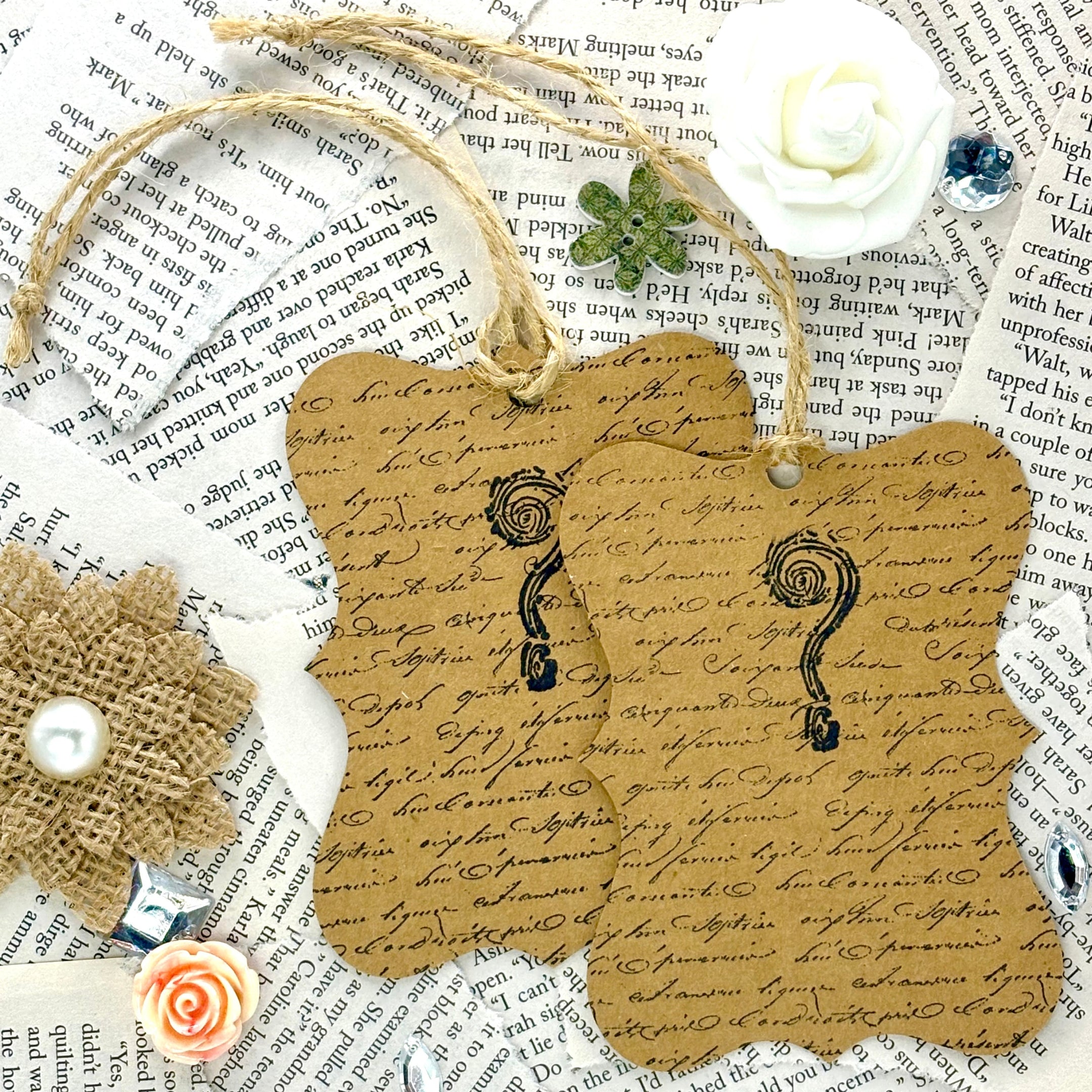Paper Question mark Bookmark – Bookish By Rebecca Hemlock