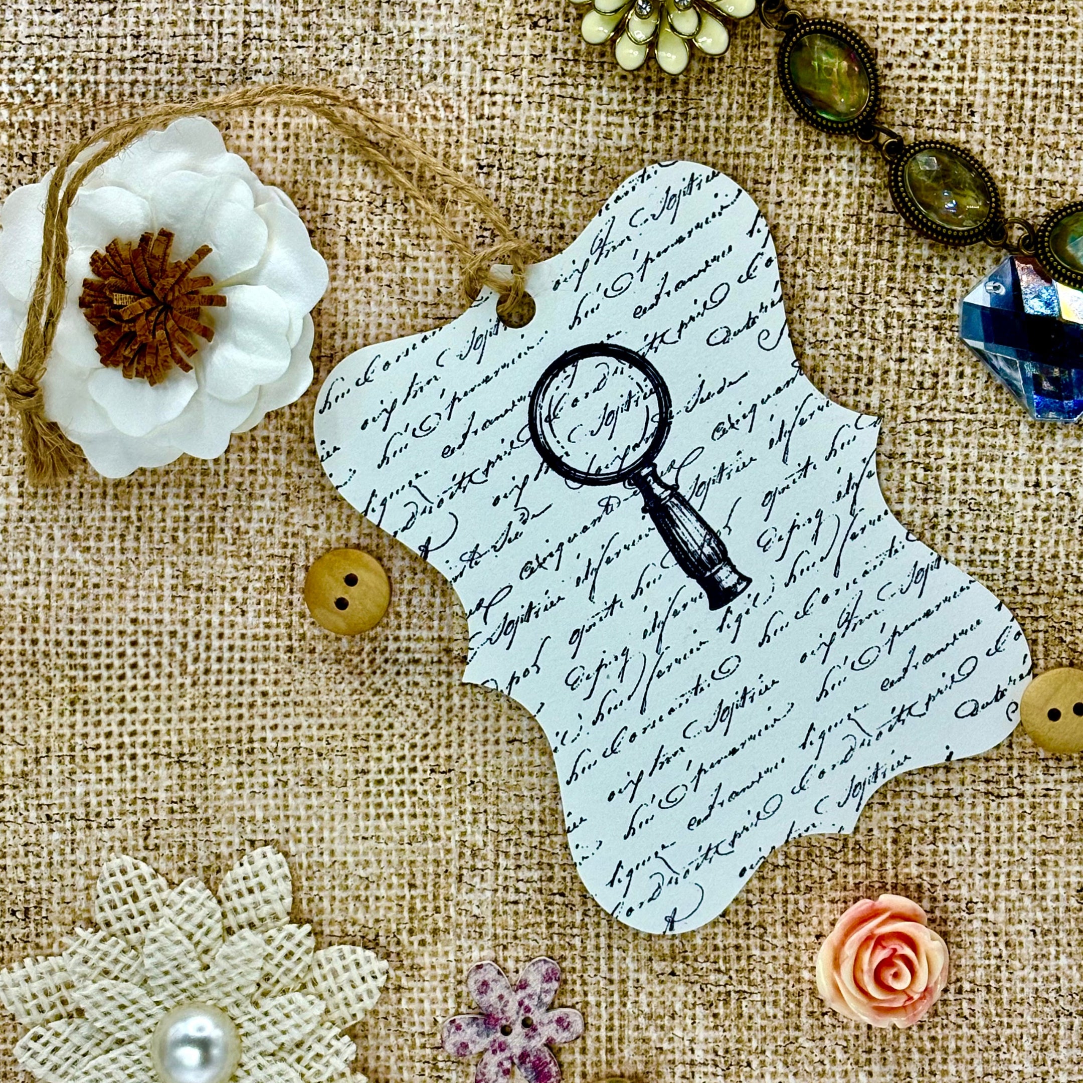 Paper Magnifying Glass Bookmark