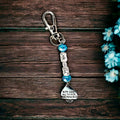 Mountain-Blue Faith Keychain