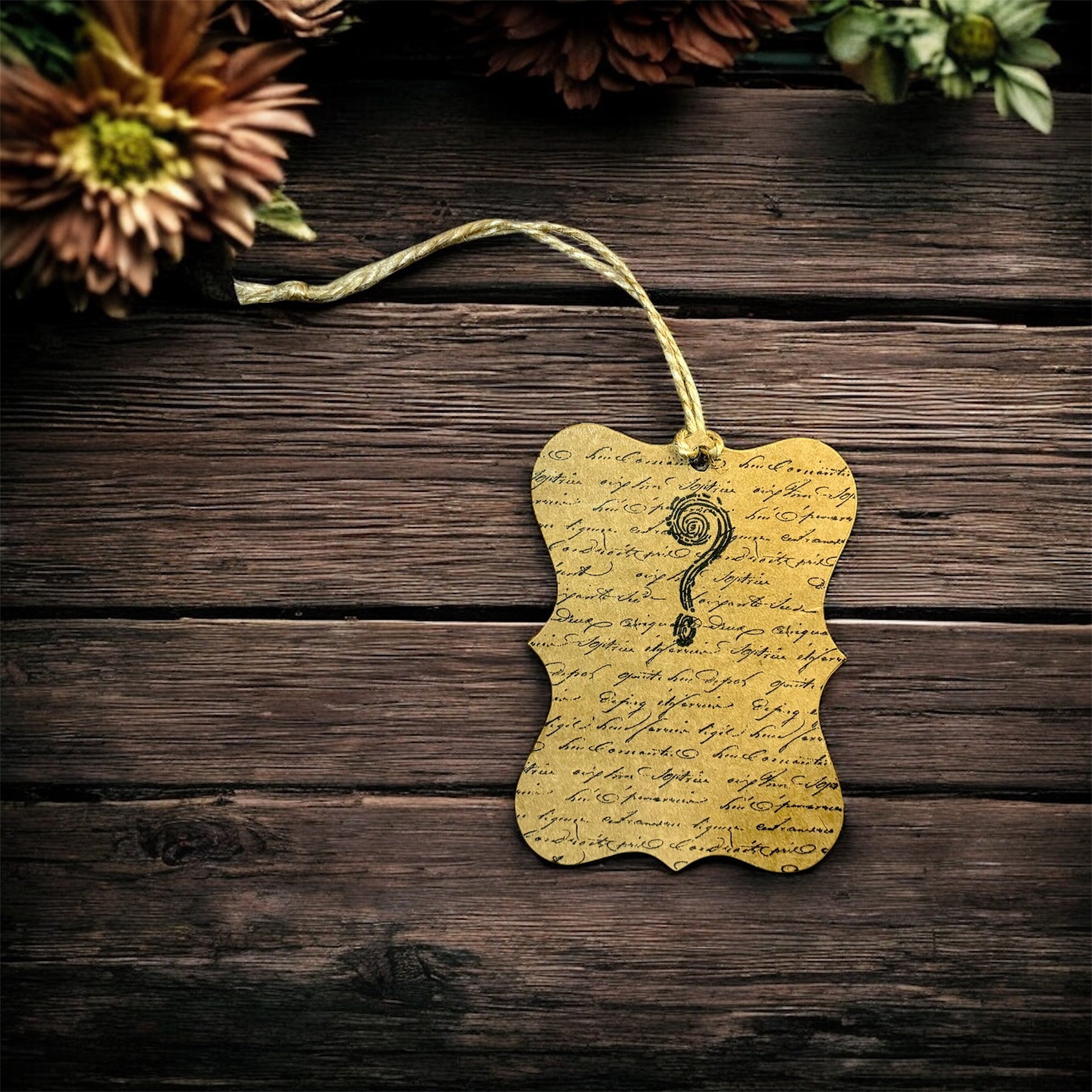 Paper Question mark Bookmark