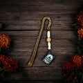 Treasure Island Vintage Gold Beaded Bookmark