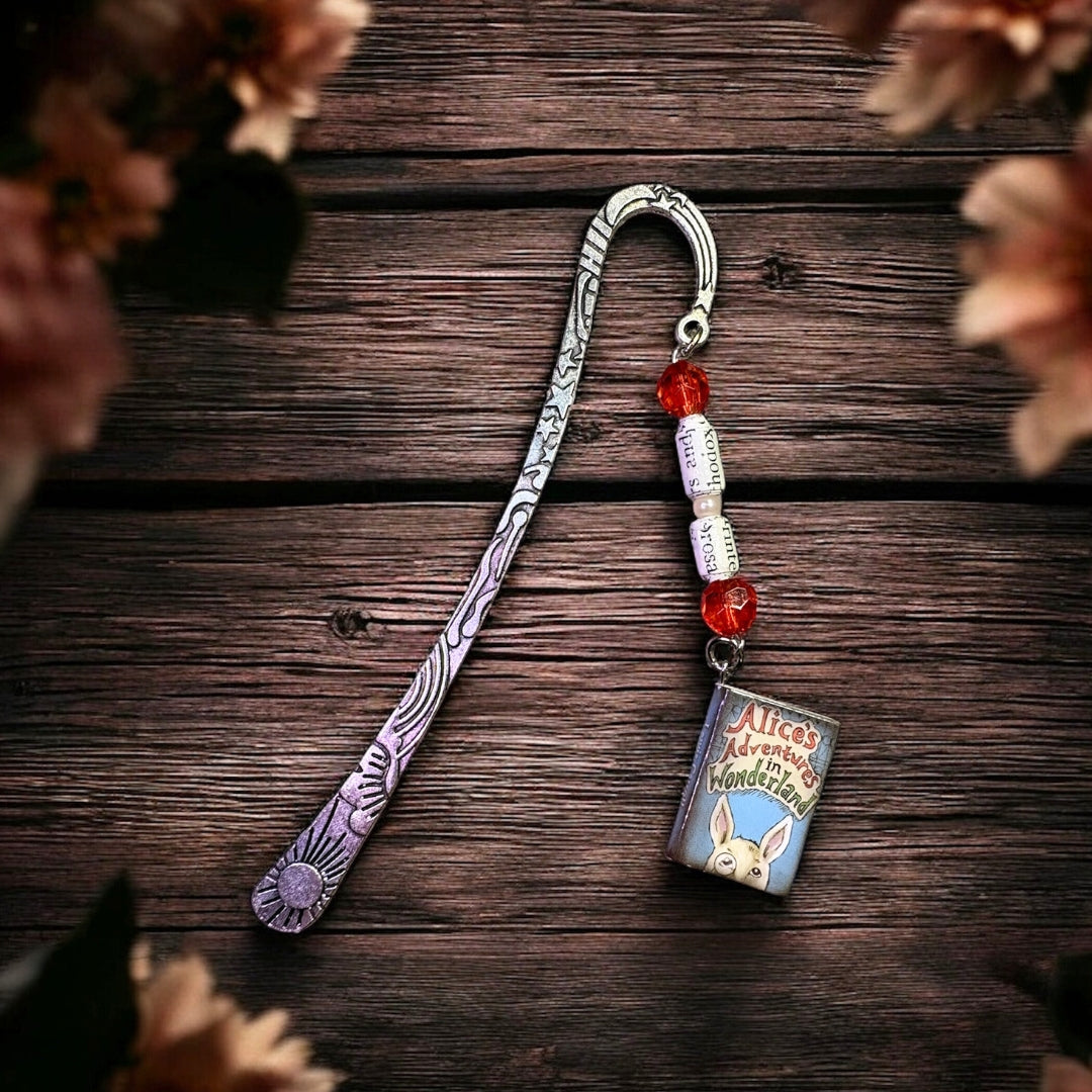 Alice in Wonderland Metal Bookmark